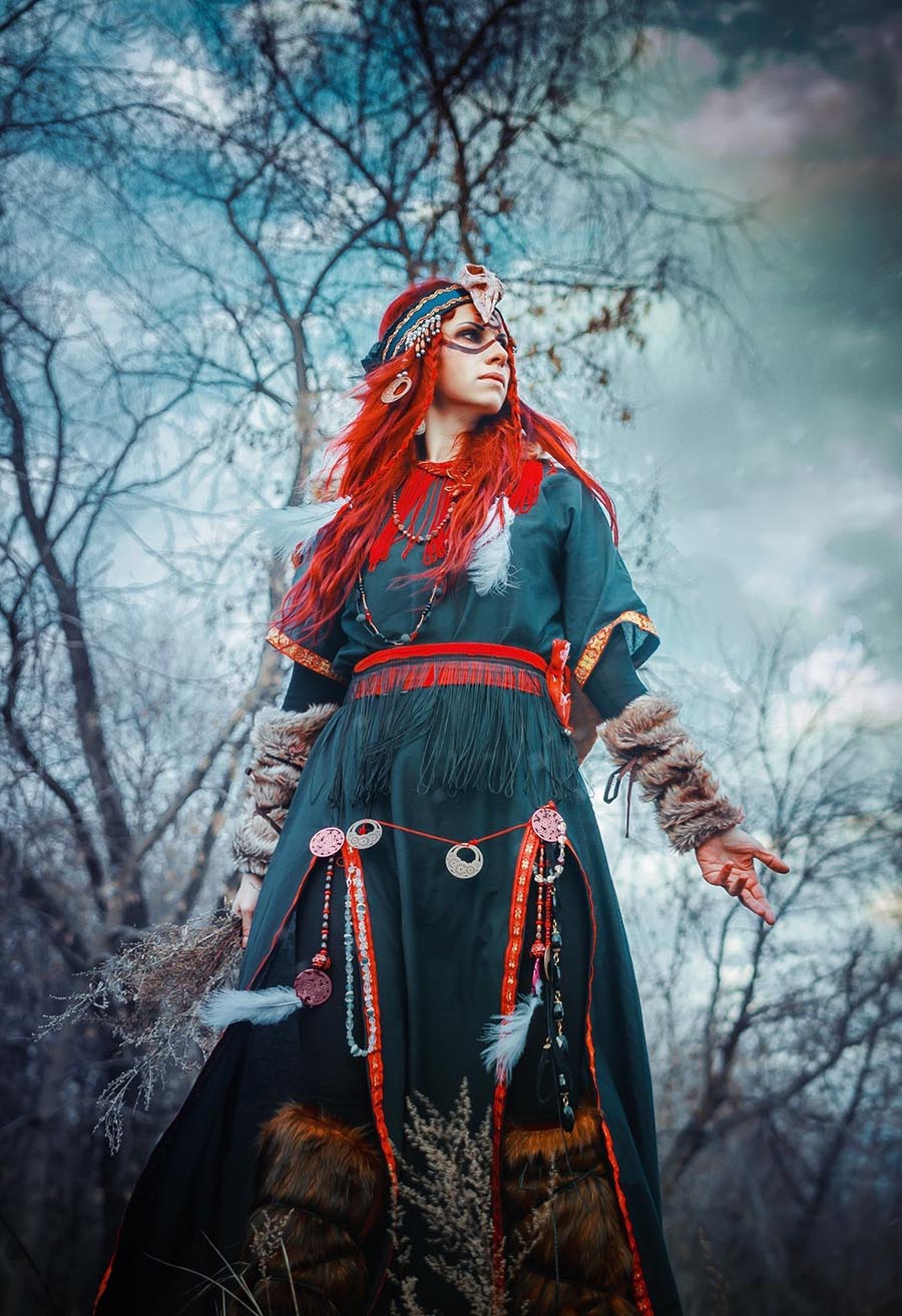 Girls in Slavic costumes underwear in Kingston