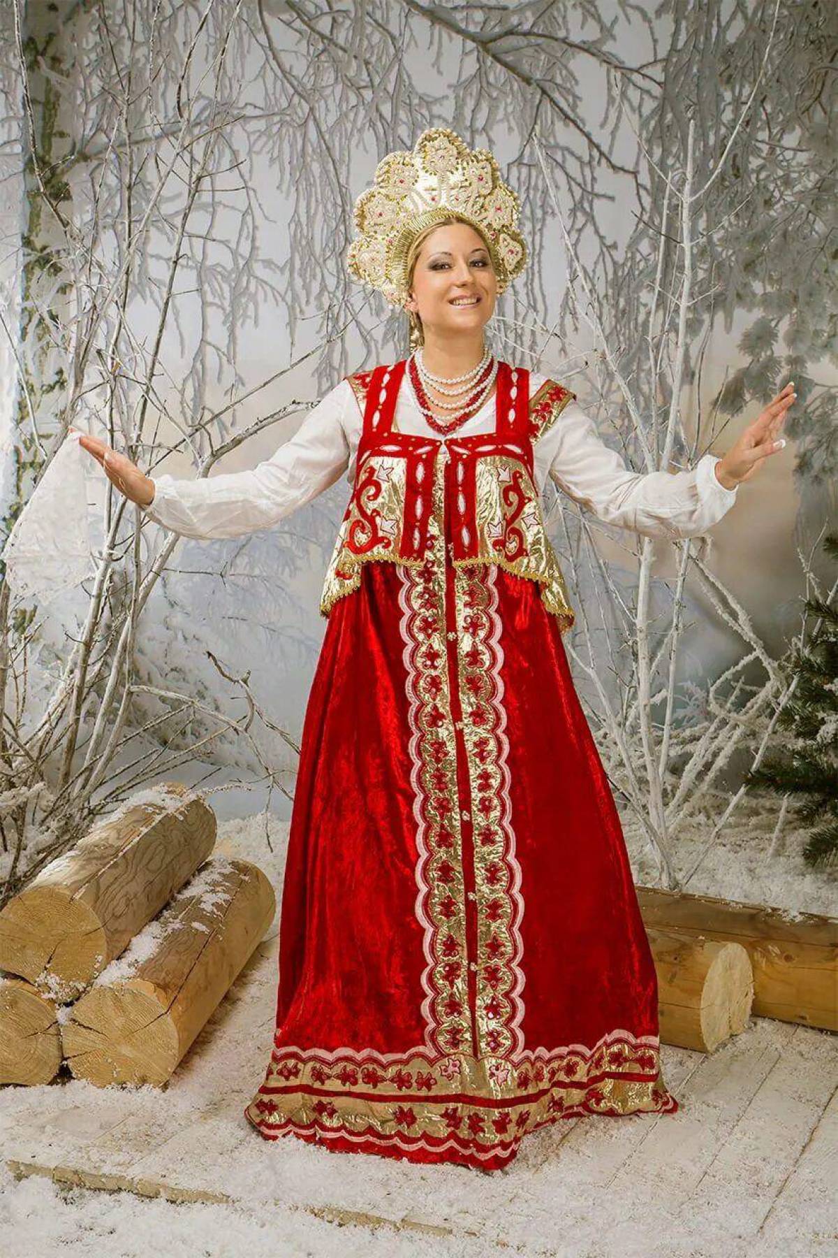 Girls in Slavic costumes in Kingston