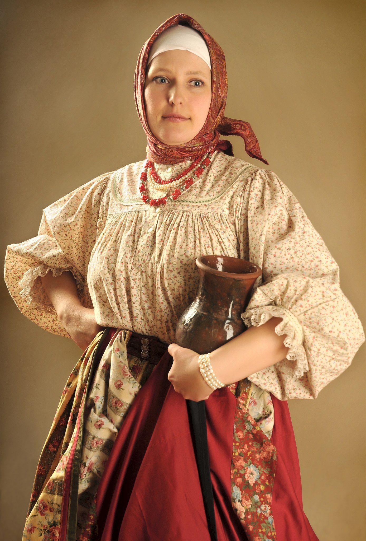 Girls in Slavic costumes in Kingston