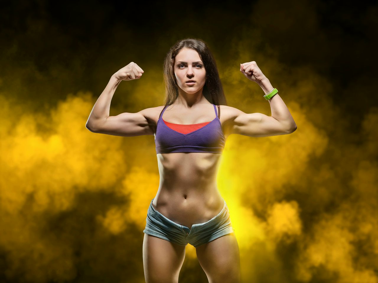 Athletic girls in Kingston